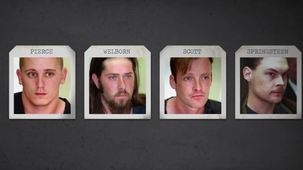 Composite photos of Maurice Pierce, Forrest Welborn, Robert Springsteen and Michael Scott.