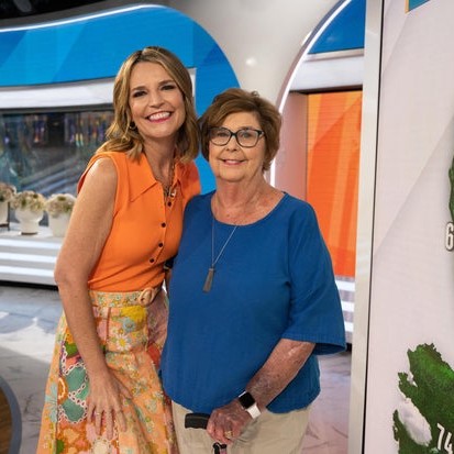 Savannah Guthrie and mother Nancy Guthrie on the "Today" show June 15, 2023. - cbs