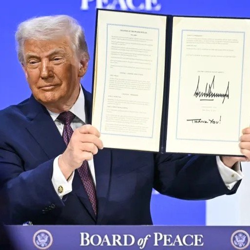U.S. President Donald Trump announced that member states of his newly established Board of Peace (BoP) have pledged over $5 billion for humanitarian aid and reconstruction efforts in the Gaza Strip. https://t.co/XLPxoVIy7P - pbs
