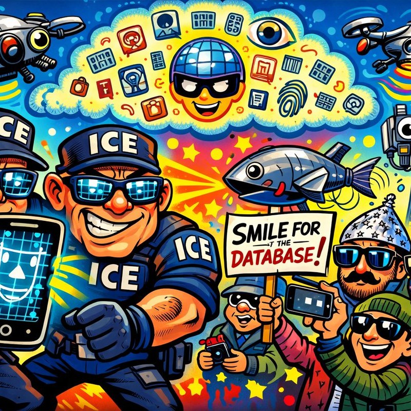 ICE has expanded facial recognition, biometric scanning, phone tracking, and drone surveillance-now used in Minnesota immigration raids and protests. Critics warn of dragnet surveillance of citizens; DHS says it's about targeting criminals. #Surveillance #FacialRecognition #ICE https://t.co/WGAwdB9wX9 - pbs