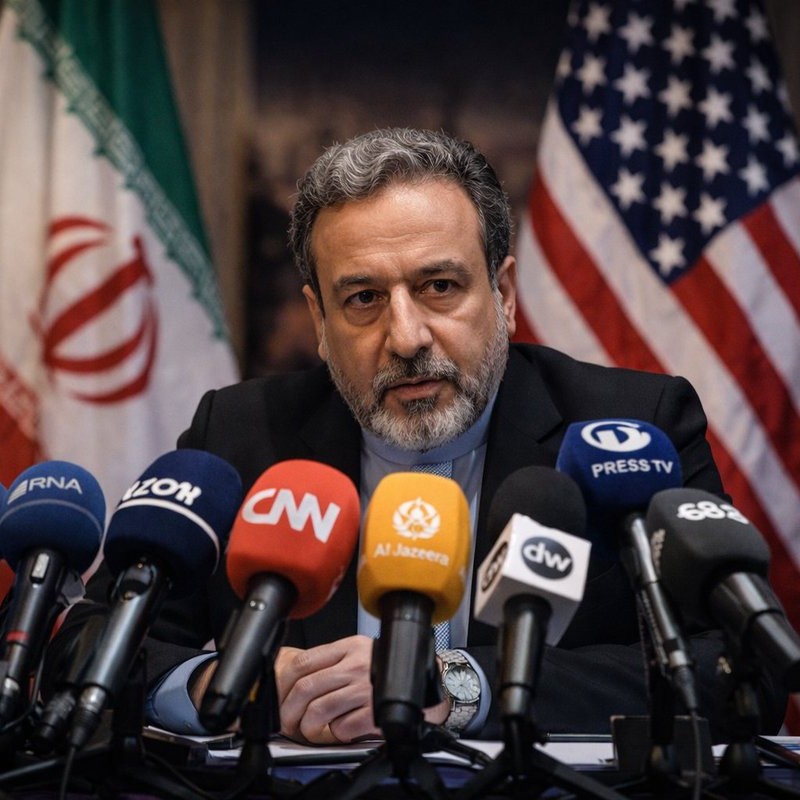 Iran's Foreign Minister Abbas Araghchi speaks in Tehran as he rules out talks with the United States. - X / Bricssignalhub