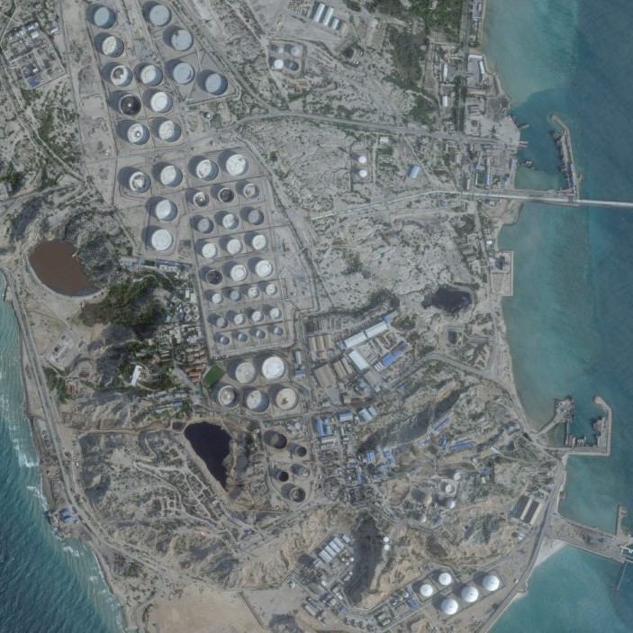 Kharg Island oil terminal - Planet Labs PBC/Handout via REUTERS
