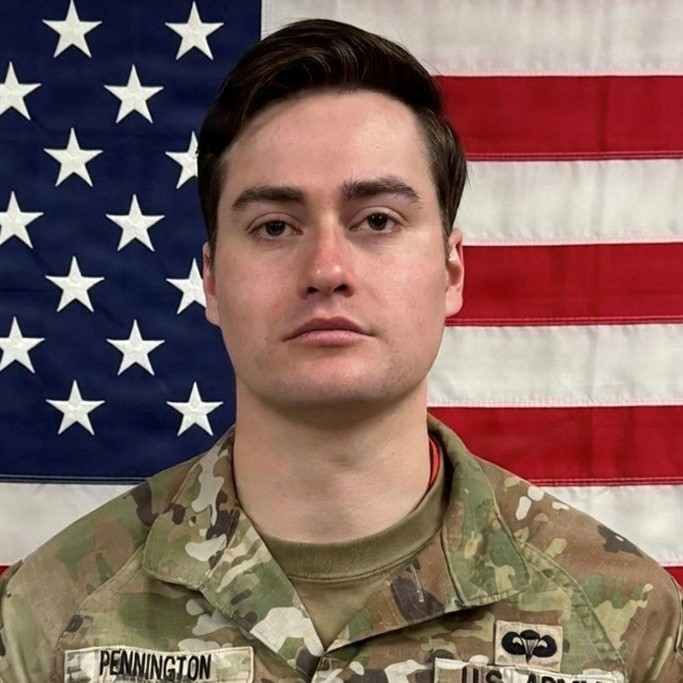 U.S. Army Sgt. Benjamin N. Pennington, 26, of Glendale, Kentucky, poses in an undated photograph. Pennington died March 8, 2026, from injuries sustained in a March 1 attack at Prince Sultan Air Base, Saudi Arabia. U.S. Army/Handout via Reuters - U.S. Army/Handout via Reuters