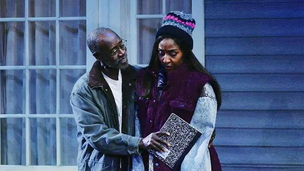 Don Cheadle and Ayo Edebiri portray a mathematics professor and his daughter in the Broadway revival of Proof at the Booth Theatre.