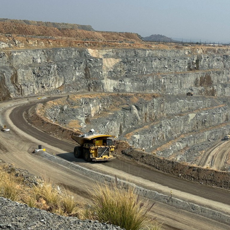 Left: A hauling truck transports blasted ore at the Mogalakwena open-pit platinum mine, operated by Valterra Platinum, in Limpopo province, South Africa, August 27, 2025. Photo by Nqobile Dludla/Reuters. - Photo by Nqobile Dludla/Reuters