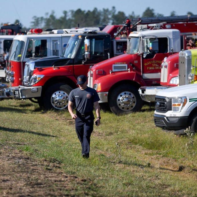FILE PHOTO: Wildfire in Brantley County, Georgia - Octavio Jones/Reuters